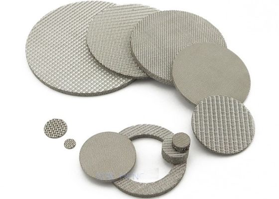 Circular Multi Layer Sintered Metal Edging Wire Filter Mesh 200micron